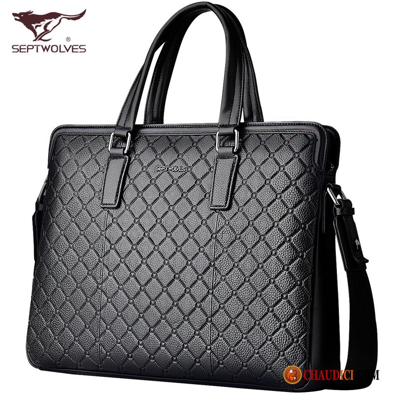 Sac Cuir Homme Soldes Sac De Messager Cuir De Boef Entreprise Cuir Véritable Sac À Dos