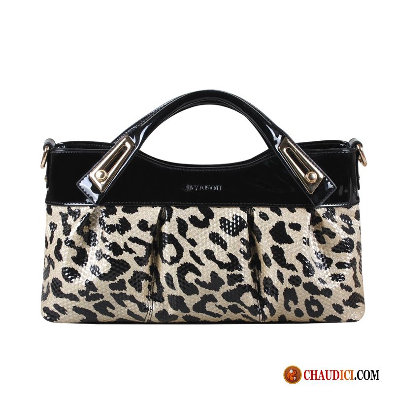 Sac De Femme En Cuir Sauvage Mode Sac À Main Leopard Tempérament