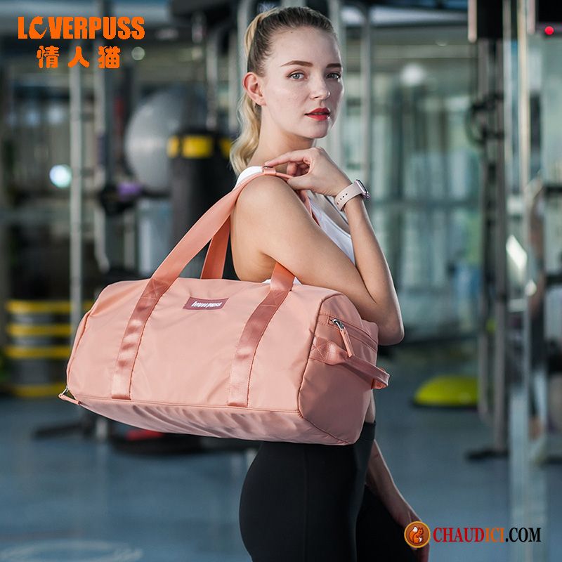 Sac De Voyage Sport Femme Chameau Étanche Portable Sport Tendance Femme Pas Cher