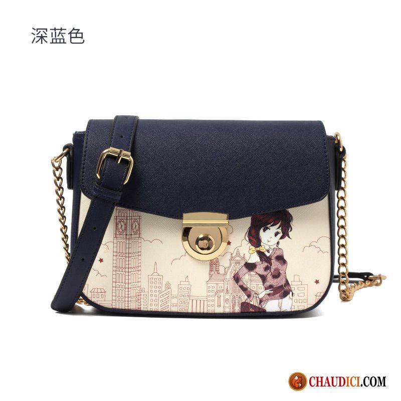 Sac En Bandoulière Femme Pas Cher Marine Petit Mode Princesse Le Nouveau Femme