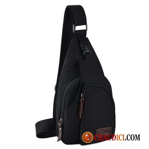 Sac En Bandoulière Homme Pas Cher Loisir Toile Femme Sac Poitrine Sac De Messager