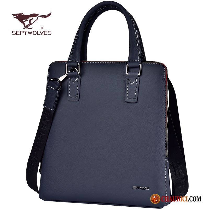 Sac En Cuir De Marque Cuir De Boef Mallette Cuir Véritable Sac À Main Sac De Messager Pas Cher