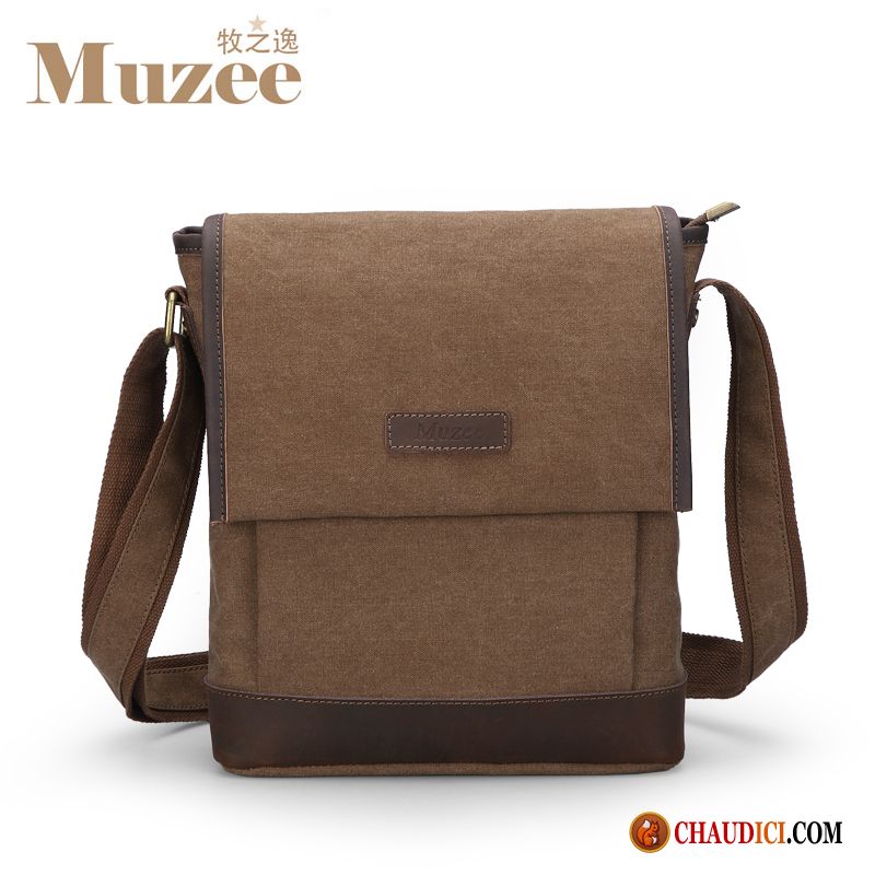 Sac À Bandoulière Cuir Homme Marque Petit Mode Loisir Sac De Messager Hommes Pas Cher