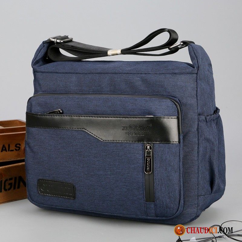 Sac À Bandoulière De Marque Pas Cher Rosybrown Tissu Oxford Sac De Messager Loisir Homme Hommes