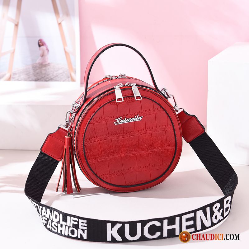 Sac À Bandoulière Fille Tendance Été Femme Sacs À Bandoulière Rouge Soldes