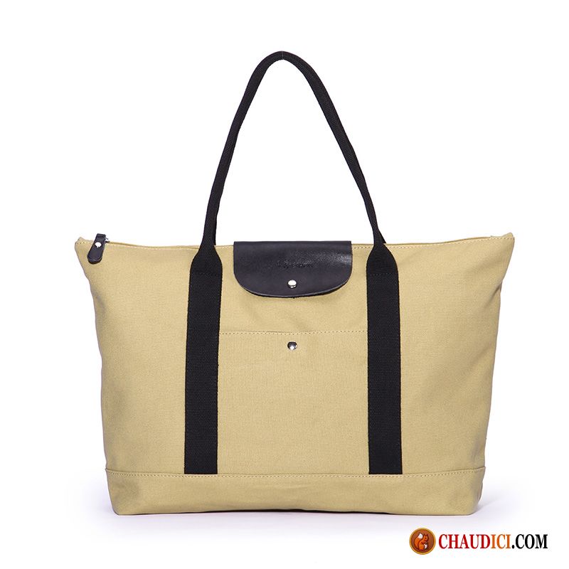 Sac À Bandoulière Jeune Femme Bronzer Tote Loisir Toile Europe Femme En Vente