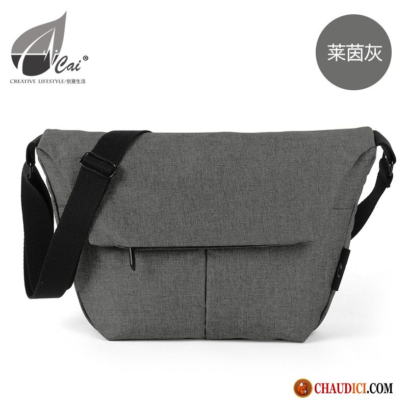 Sac À Bandoulière Noir Pour Les Cours Kaki Europe Sac Poitrine Loisir Hommes Petit Pas Cher