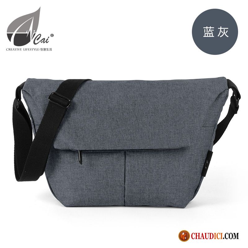 Sac À Bandoulière Noir Pour Les Cours Kaki Europe Sac Poitrine Loisir Hommes Petit Pas Cher