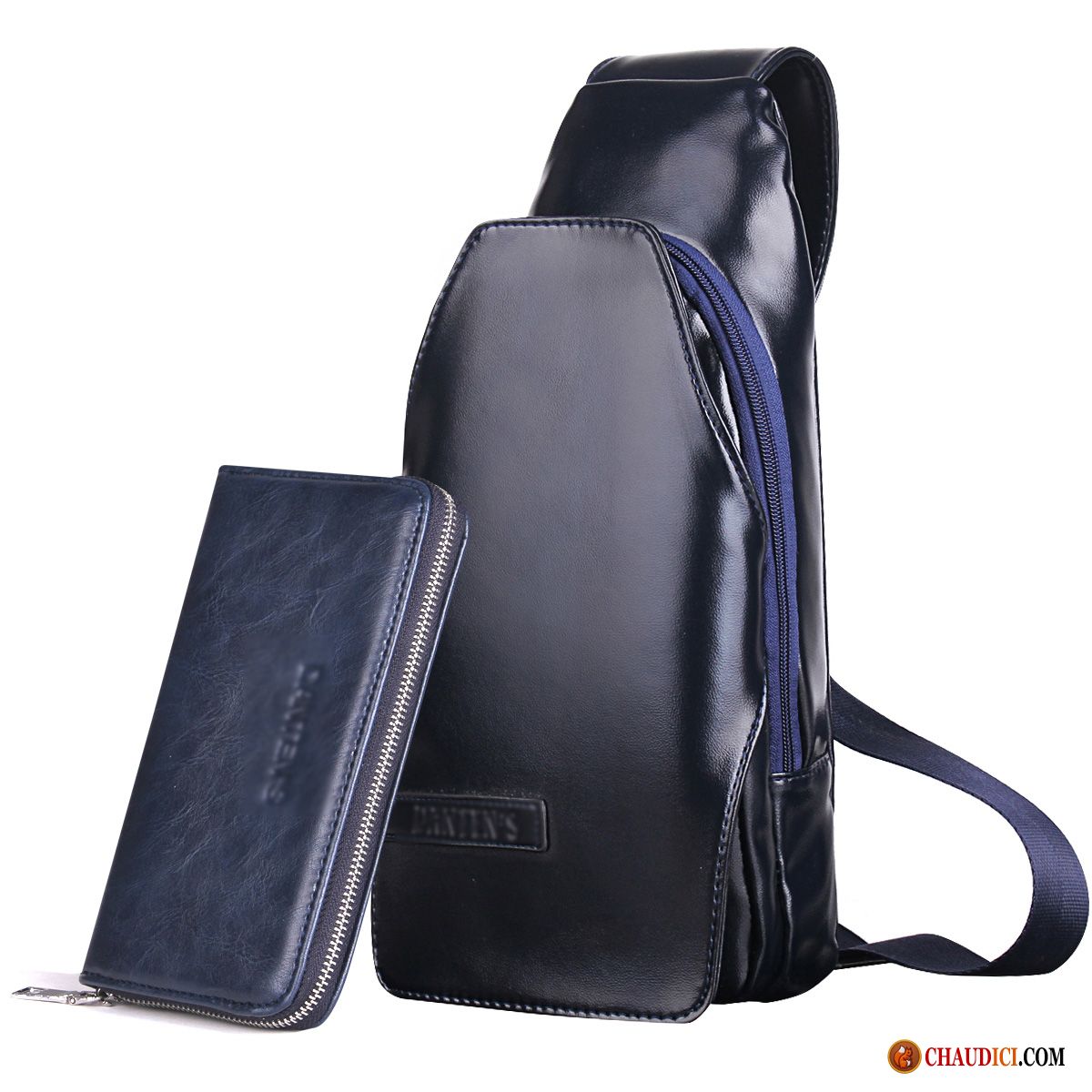 Sac À Bandoulière Original Cuir Sac Poitrine Homme Cuir Véritable Cuir De Boef Sac À Dos