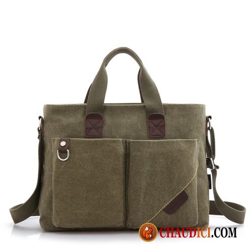 Sac À Bandoulière Pour Homme Hommes Sac À Main Tendance Toile Loisir