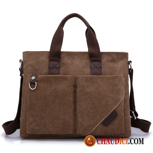 Sac À Bandoulière Pour Homme Hommes Sac À Main Tendance Toile Loisir