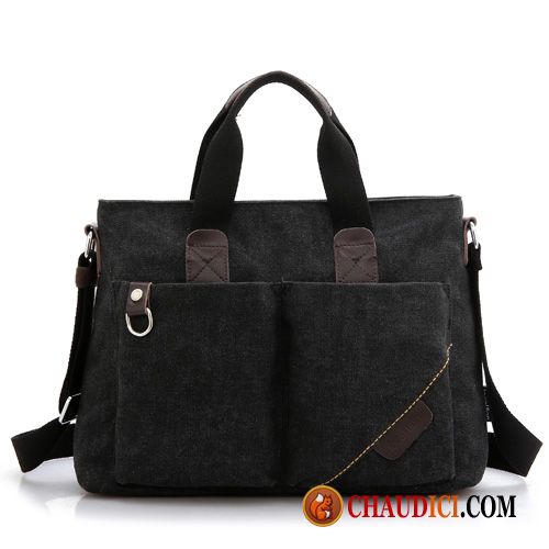 Sac À Bandoulière Pour Homme Hommes Sac À Main Tendance Toile Loisir