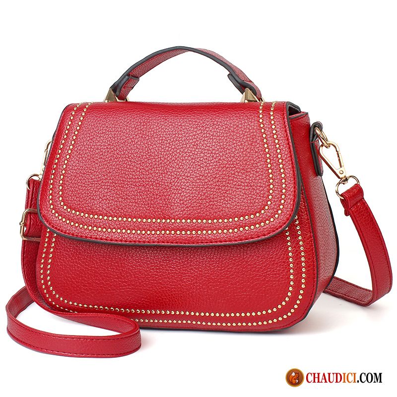 Sac À Bandoulière Rouge Femme Chaîne Petit Le Nouveau Sac De Messager