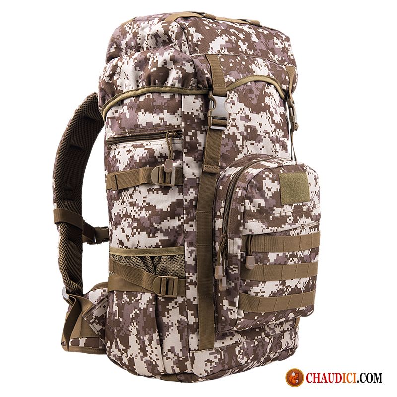 Sac À Dos Cuir Homme Rouge Femme Voyage Camouflage Grande Capacité Cartable Pas Cher