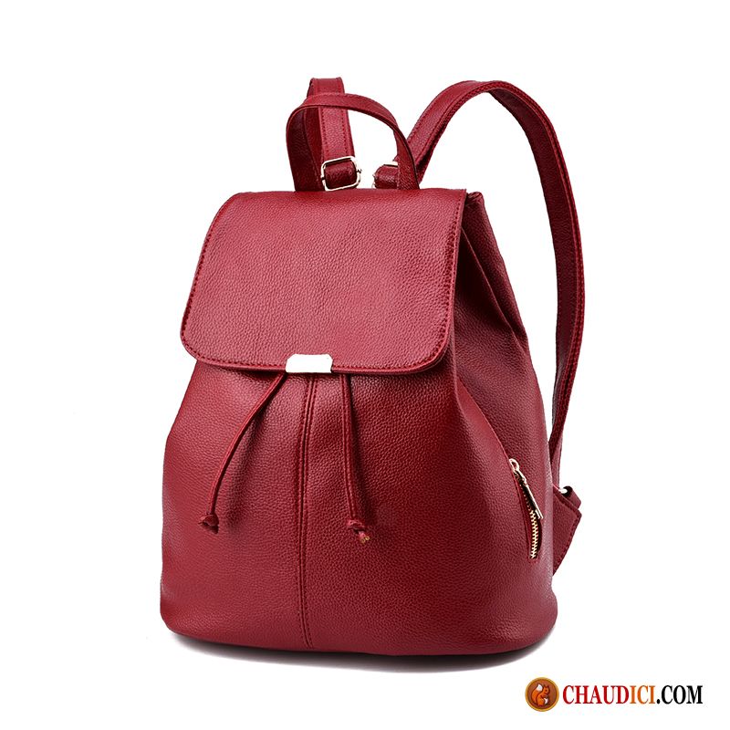 Sac À Dos Petite Femme Seashell Petit Sac À Dos Étudiant Pu Cuir Le Nouveau Pas Cher