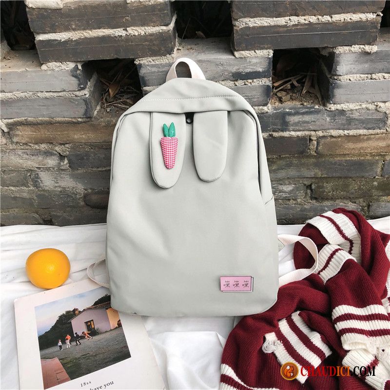 Sac À Dos Randonnée Soldes Simple Étudiant Femme Campus Cartable Pas Cher