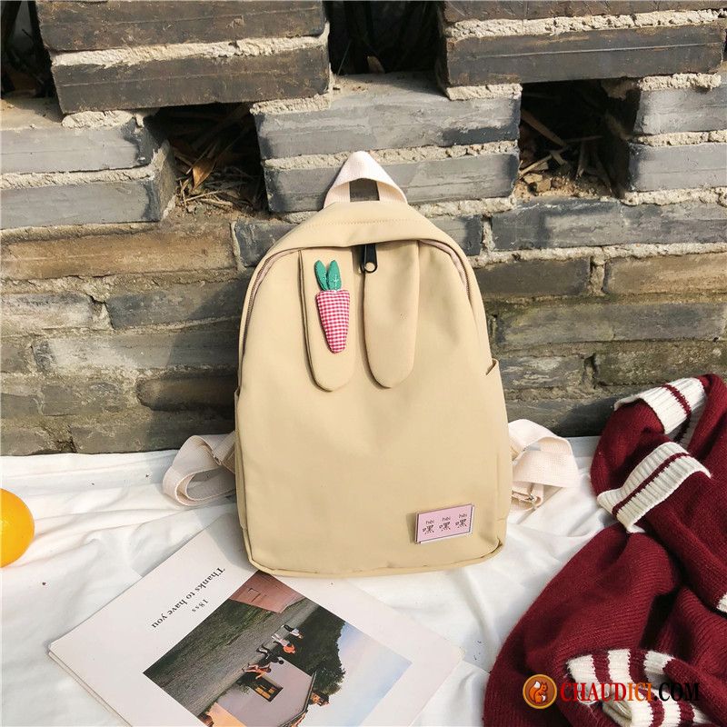 Sac À Dos Randonnée Soldes Simple Étudiant Femme Campus Cartable Pas Cher