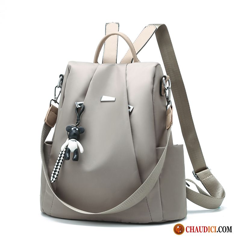 Sac À Dos École Collège Sac À Dos Tissu Oxford Pu Tendance Femme En Vente