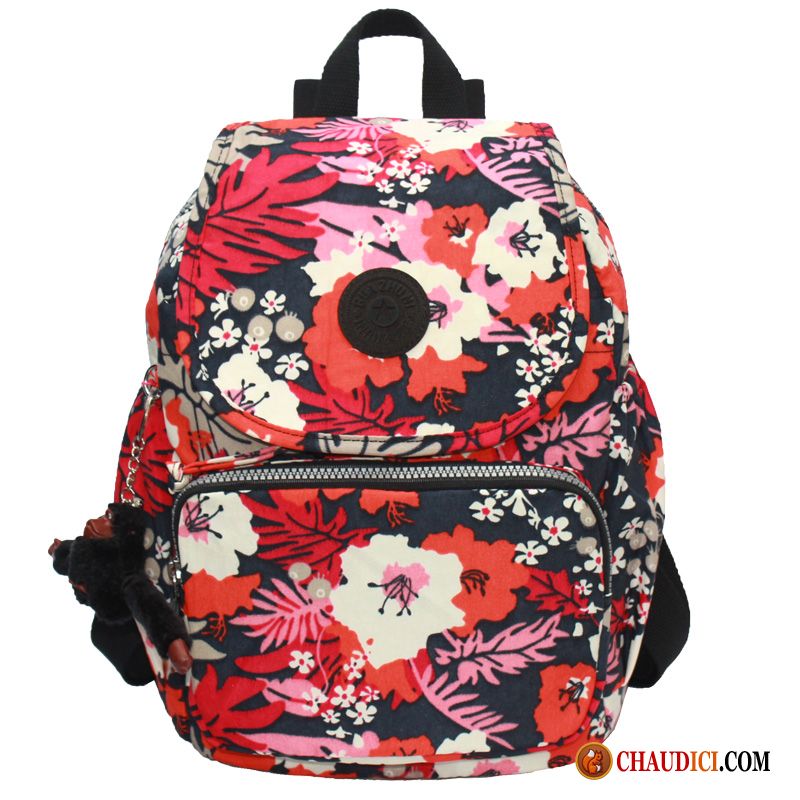 Sac À Dos Élégant Marine Mini Cartable Voyage Nylon Femme Pas Cher