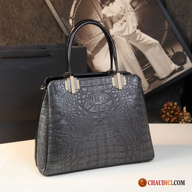 Sac À Main Femme Tomate Crocodile Modèle Mode Sauvage Âge Moyen Femme