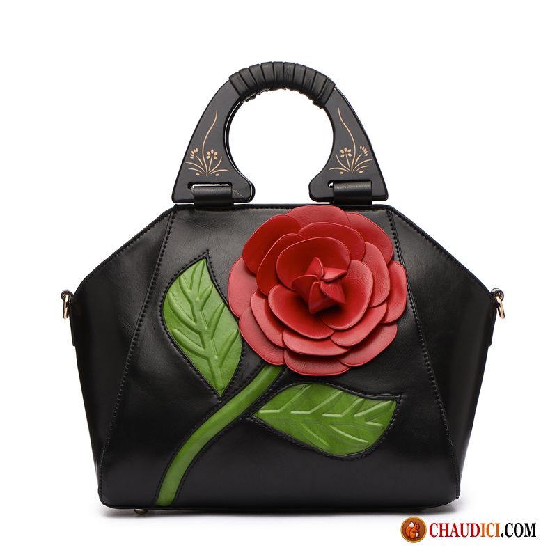 Sac À Main Pour Cours Femme Le Nouveau Couleur Du Coup Portable Fleurs En Vente