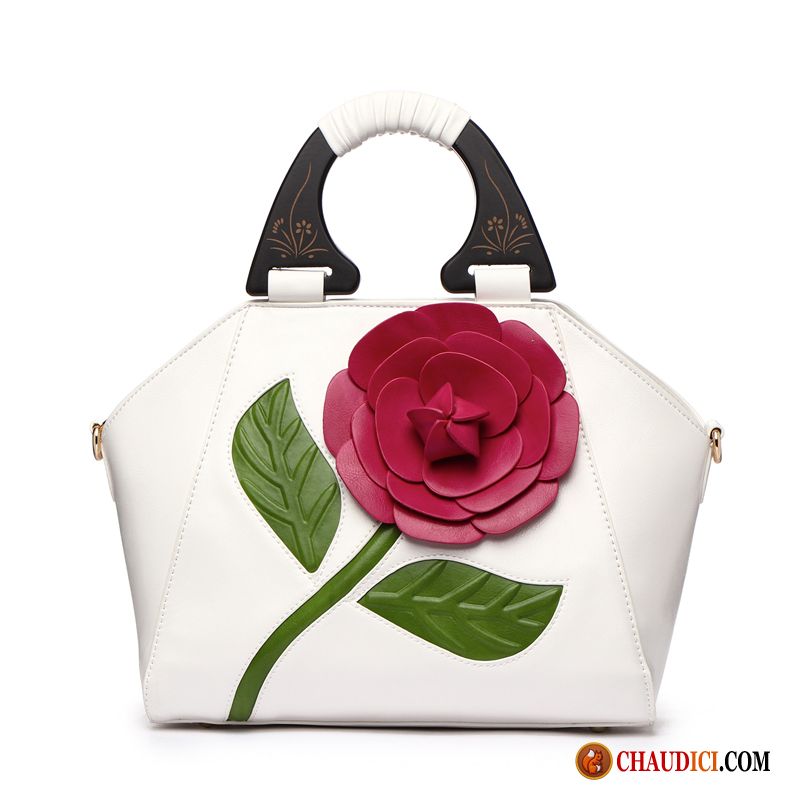 Sac À Main Pour Cours Femme Le Nouveau Couleur Du Coup Portable Fleurs En Vente