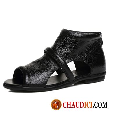 Sandales Chaussure Femme Rosybrown Enceintes Antidérapant Cuir Véritable Été Femme