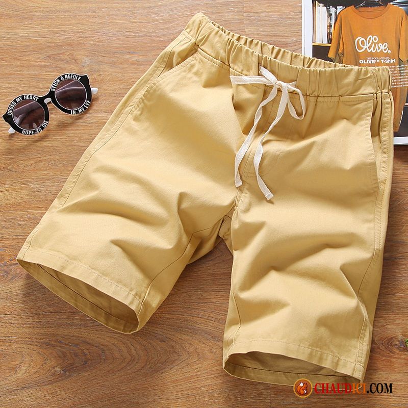 Shorts Cargo Slim Homme Décontractée Shorti Plage Baggy Homme Pas Cher