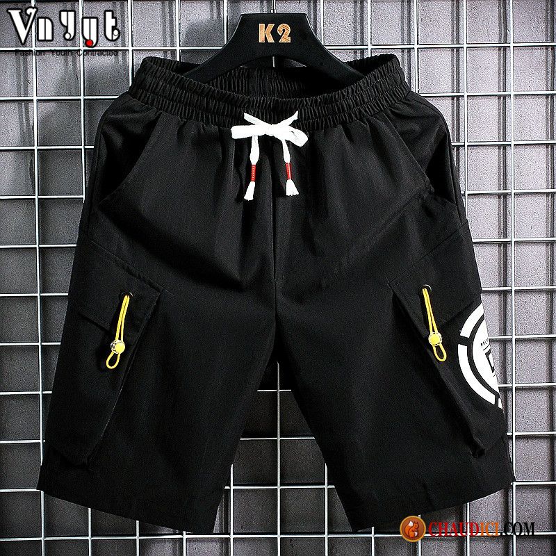 Shorts Court Homme Tendance Homme Gros Sport Jambe Droite Pas Cher