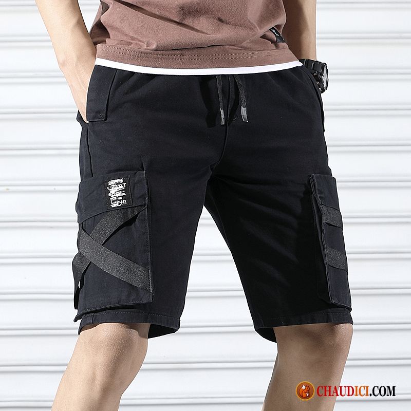 Shorts Homme Grande Taille Pas Cher Shorti Tendance Marque De Tendance Légère Gris