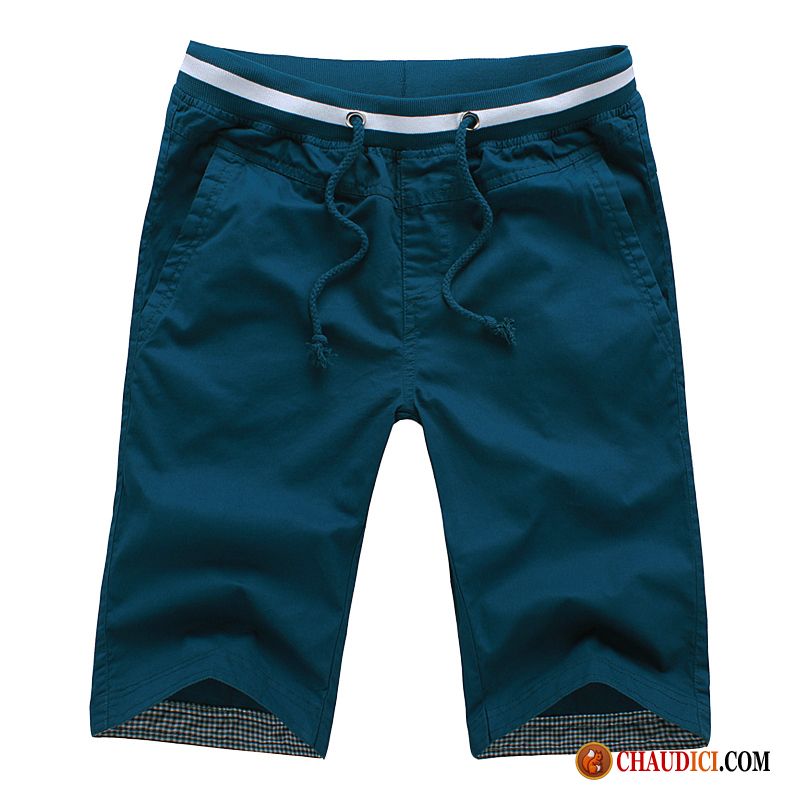 Shorts Homme Jean Coton Bio Légère Slim Plage Homme