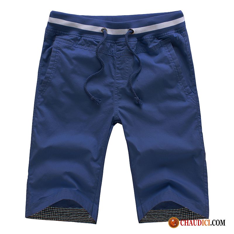 Shorts Homme Jean Coton Bio Légère Slim Plage Homme