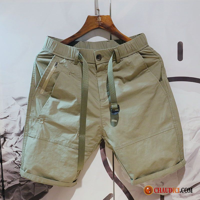 Shorts Homme Large Homme Tendance Shorti Pantalon Jambe Droite