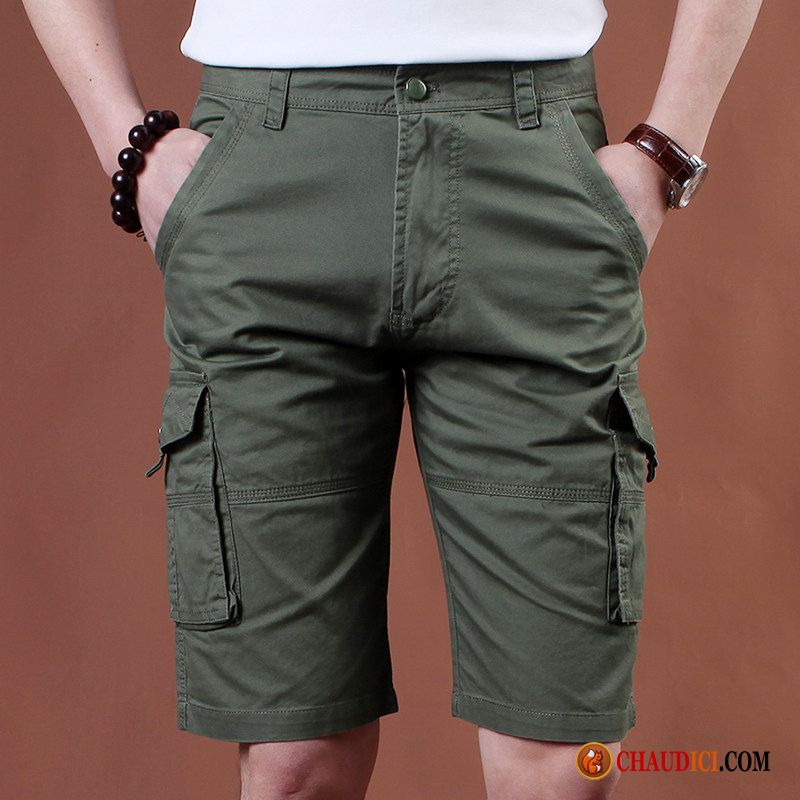 Shorts Homme Vert Tendance Décontractée Grande Taille Shorti Beaucoup France