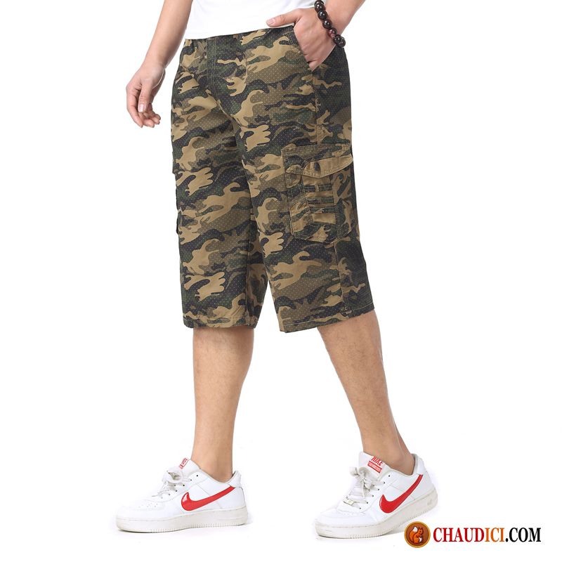 Shorts Leger Pour Homme Plage Homme Shorti Baggy Camouflage