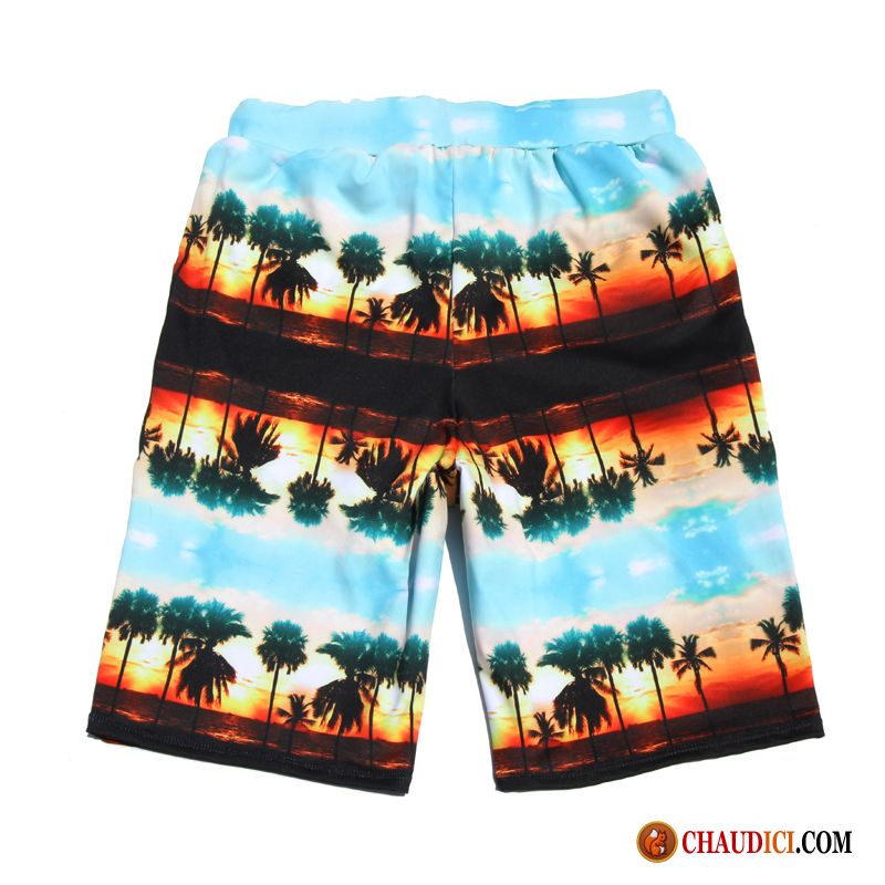 Shorts Lin Grande Taille Homme Plage Baggy Homme Séchage Rapide Shorti