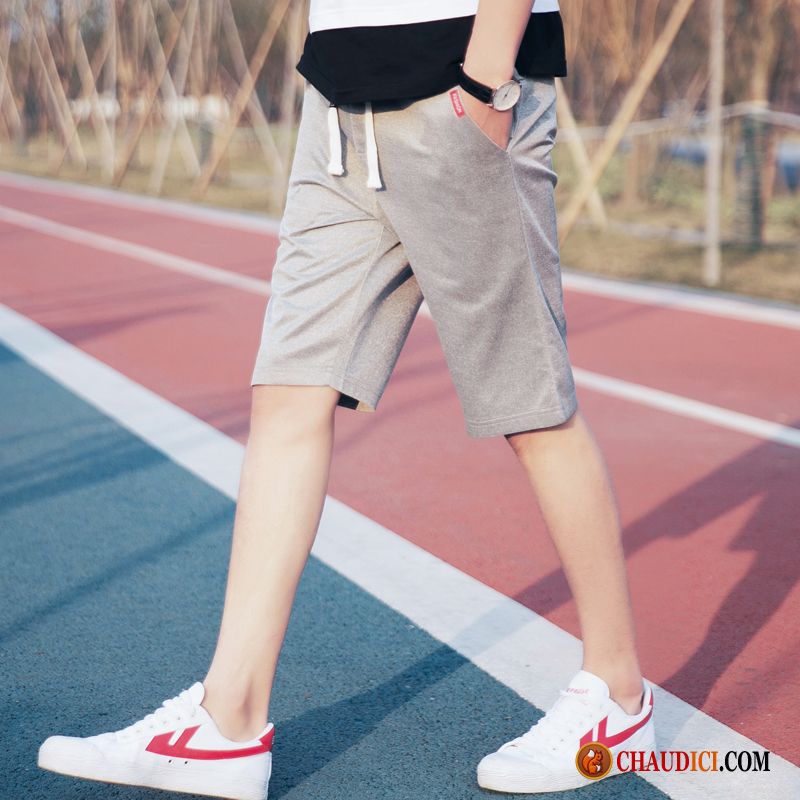 Shorts Mode Blanc Homme Shorti Les Adolescents Décontractée Slim Homme