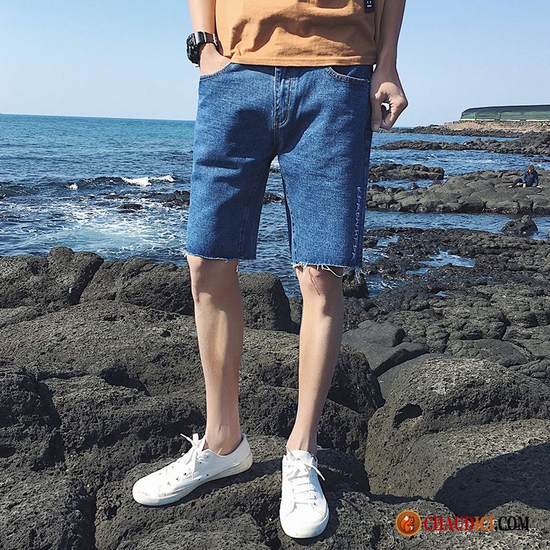 Shorts Original Homme Légère Marque De Tendance Jeunesse Shorti Slim