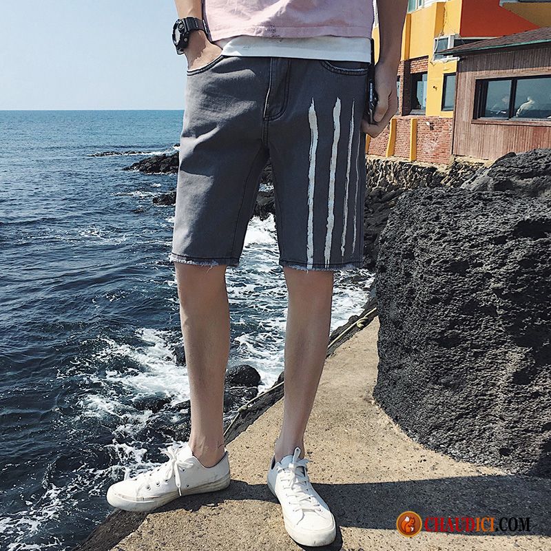 Shorts Original Homme Légère Marque De Tendance Jeunesse Shorti Slim