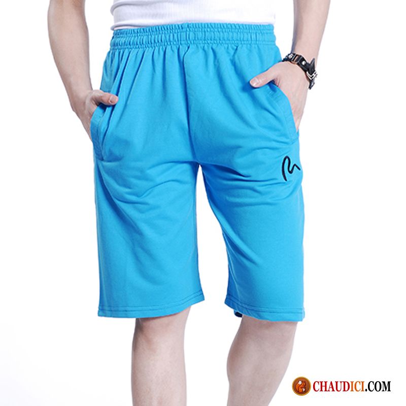 Shorts Toile Homme Lavande Les Adolescents Gros Été Grand Tendance