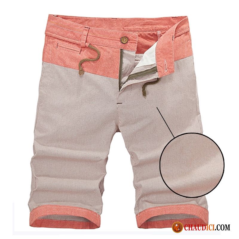 Shorts Été Homme Pantalons Jeunesse Légère Homme Cinquième Pantalon Pas Cher