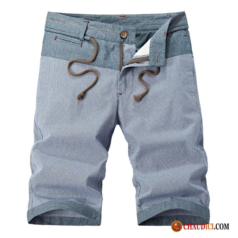 Shorts Été Homme Pantalons Jeunesse Légère Homme Cinquième Pantalon Pas Cher