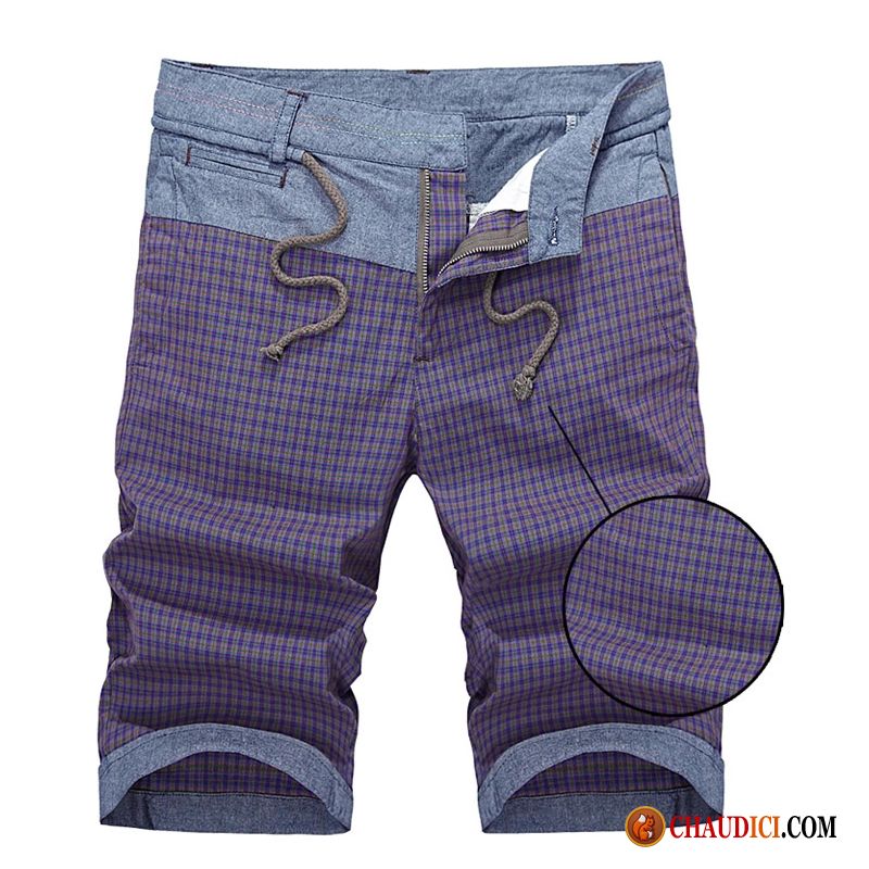 Shorts Été Homme Pantalons Jeunesse Légère Homme Cinquième Pantalon Pas Cher