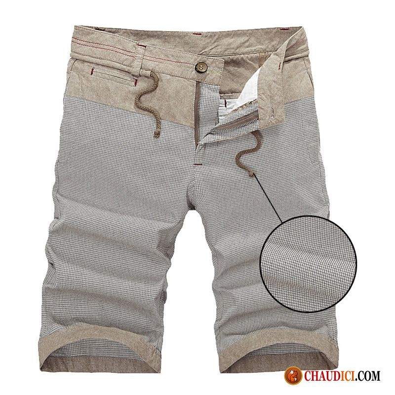 Shorts Été Homme Pantalons Jeunesse Légère Homme Cinquième Pantalon Pas Cher