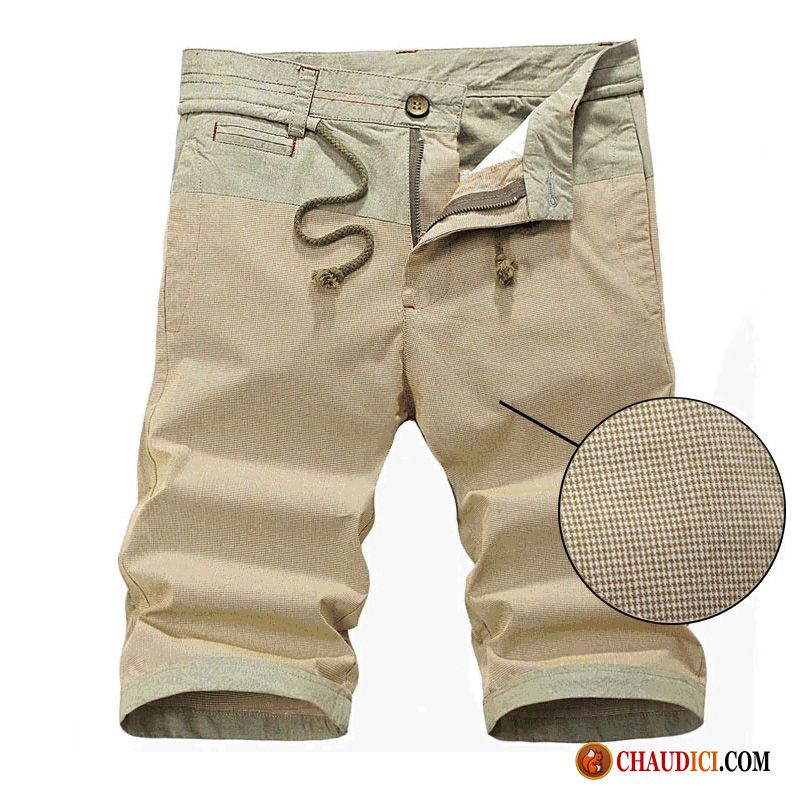 Shorts Été Homme Pantalons Jeunesse Légère Homme Cinquième Pantalon Pas Cher