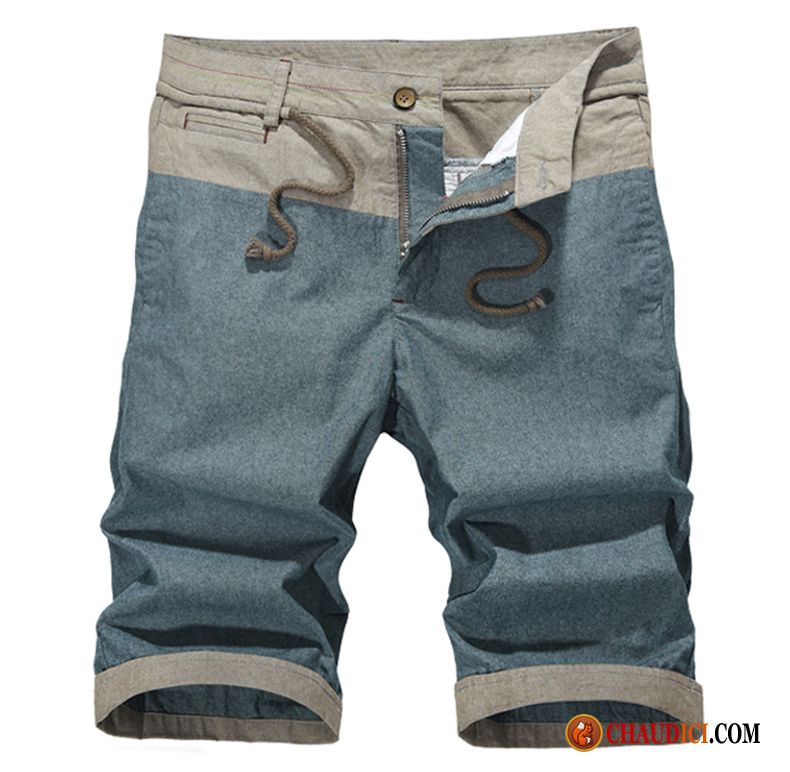 Shorts Été Homme Pantalons Jeunesse Légère Homme Cinquième Pantalon Pas Cher