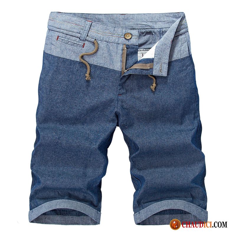 Shorts Été Homme Pantalons Jeunesse Légère Homme Cinquième Pantalon Pas Cher