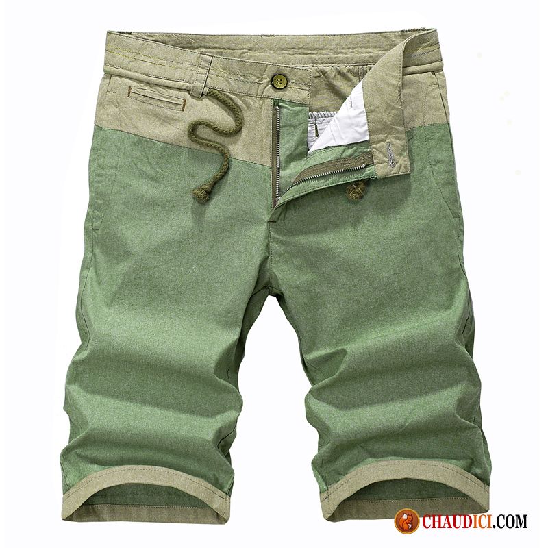 Shorts Été Homme Pantalons Jeunesse Légère Homme Cinquième Pantalon Pas Cher