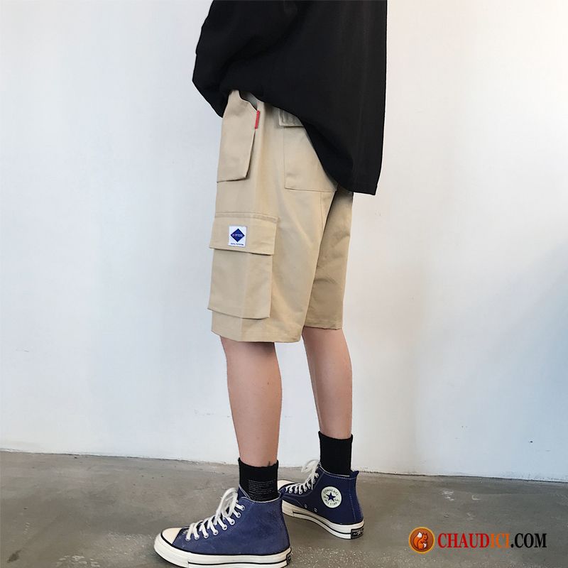 Shortss Hommes Grandes Tailles Seagreen Noir Shorti Baggy Homme Été Pas Cher