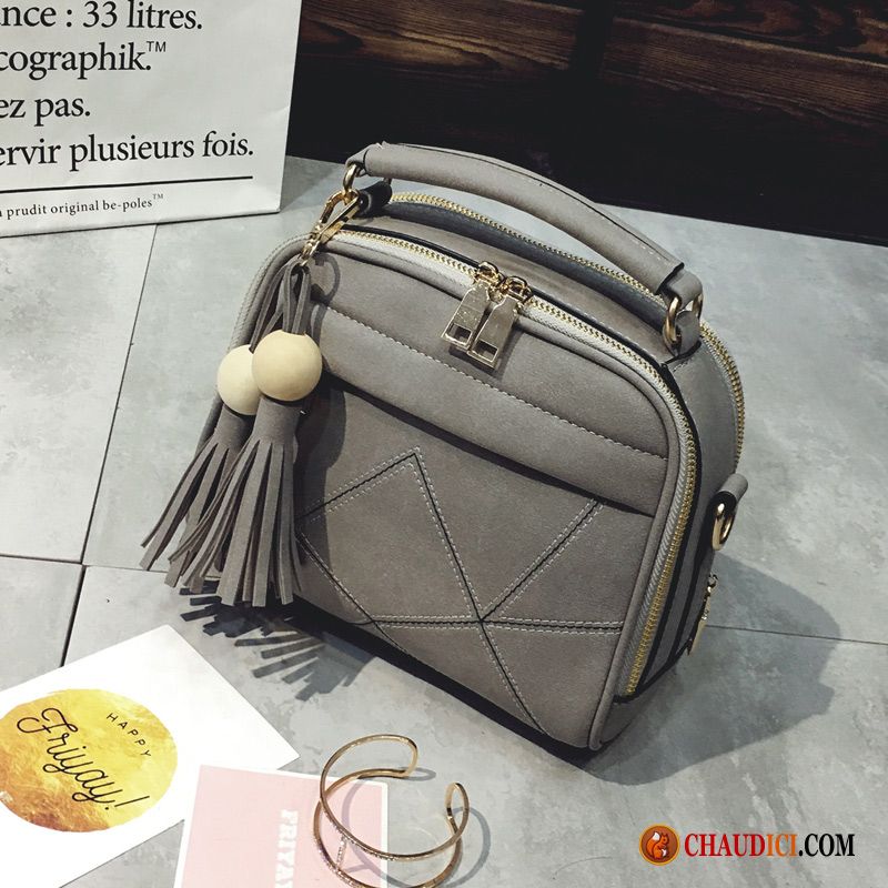 Site De Vente Sac A Main Pierre Simple Frange Le Nouveau Rétro Femme